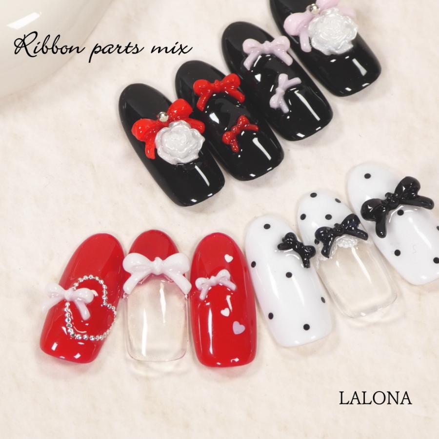 ラローナ [ LALONA ］リボンパーツミックス ( 15P )( 全4色から