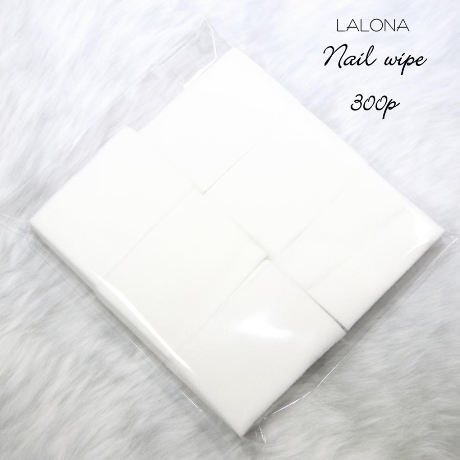ラローナ［LALONA］ネイルワイプコットン ( 300枚 ) ジェルネイル/ネイル/拭き取りワイプ/毛羽立たない/ネイルクリーナー/ジェルオフ | ブランド登録なし