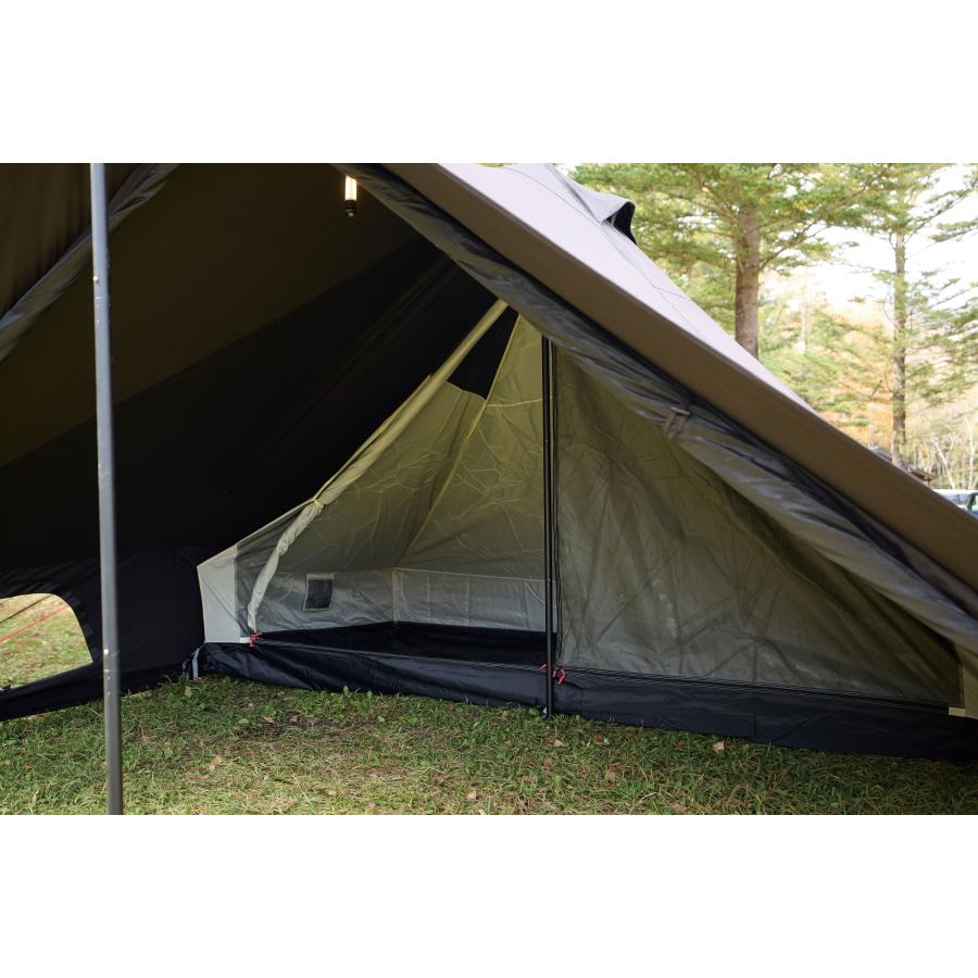 LALPHA ラルファ SIDE-3 TC BK TP-400BK ワンポールテント : LALPHA