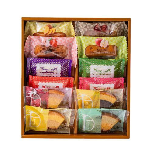 銀座千疋屋 銀座3種のガトー詰合せ 焼き菓子 ギフト バウムクーヘン