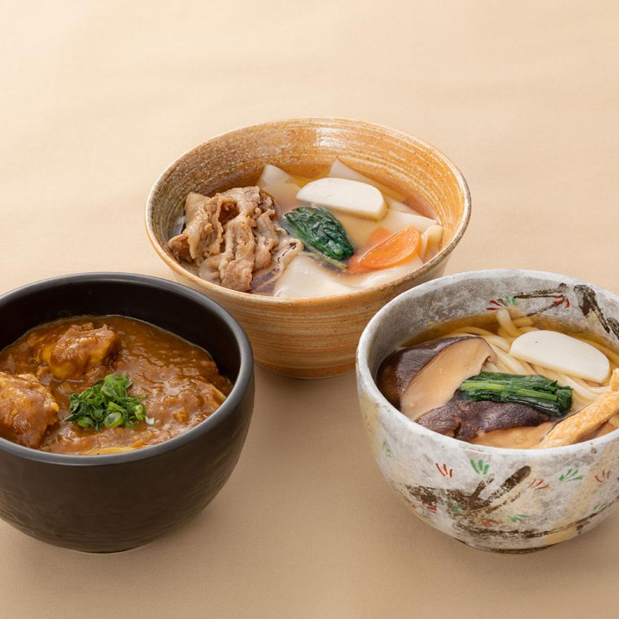 カープうどん小物入れ！限定50個完売品！ 群馬 「花山うどん」 老舗のうどん味くらべ 4食セット / 饂飩 ギフト