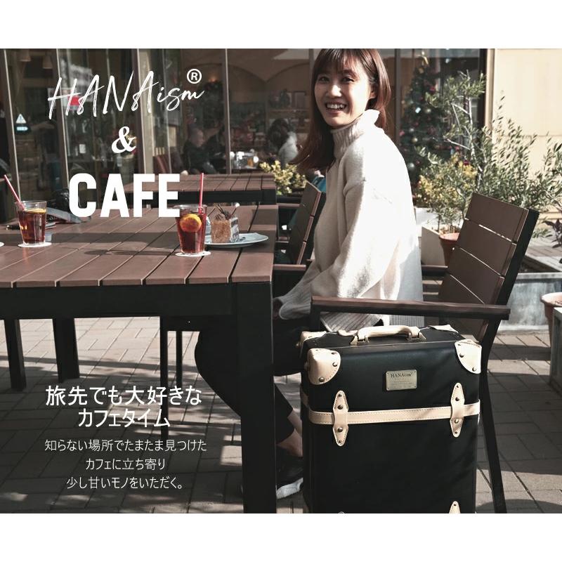キャリーバッグ トランクケース M スーツケース Mサイズ キャリーケース 軽量 小型 トランク 海外 国内 旅行 かわいい 女子旅 オシャレ HANAism【NN-M】の画像