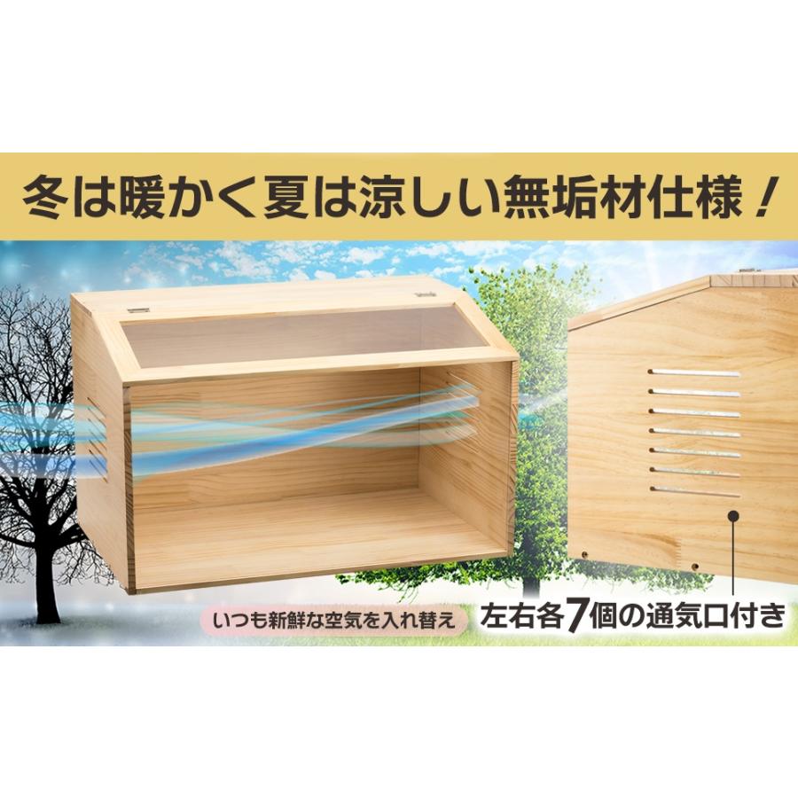 【三日間セール】新品 爬虫類ケージ 小動物ケージ ペットケージ 木製 アクリル 4055e3fec0a6e5b4364b174ec6e22e