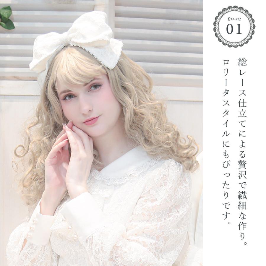 ロリータ ロリィタ レディース カチューシャ ヘッドドレス 髪飾り ヘア