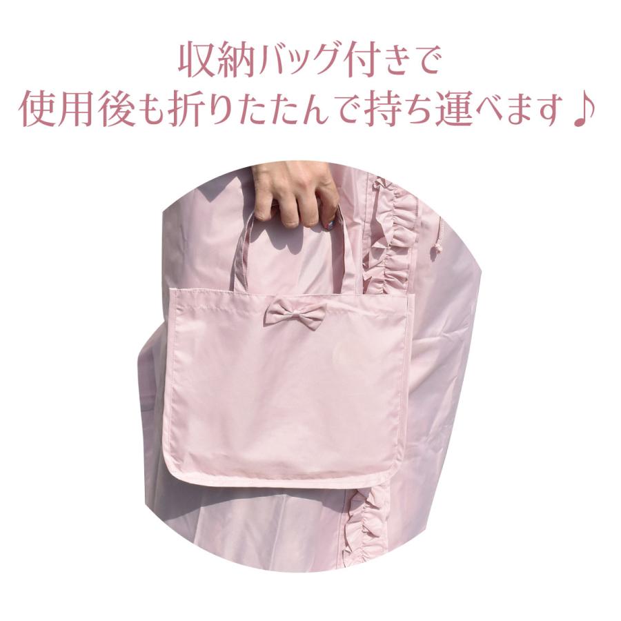 今だけ30 Off レインコート レディース かっぱ フリル 自転車 雨具 大きめ レインウェア 雨合羽 長めの丈 通勤 散歩 野外 フード付き 収納バッグ付き 03aksr 1 Laluice Yahoo 店 通販 Yahoo ショッピング