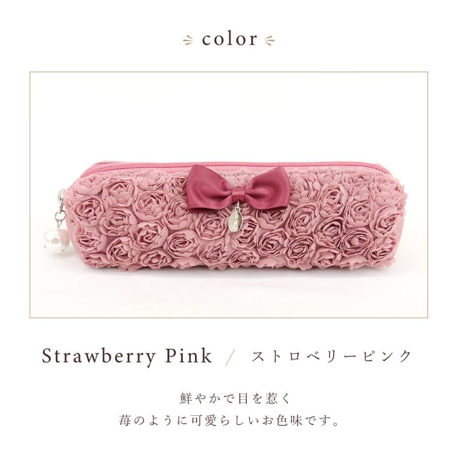 ☆値下げ☆バリエローズ（M）　ベビーピンク　8輪×12ケース ペンケース おしゃれ かわいい ガーリー 学生 大人 ミニローズ ピンク