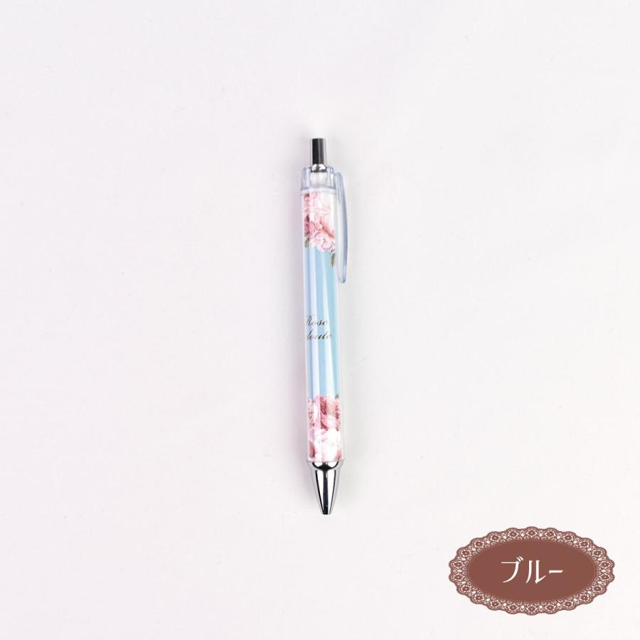 プレゼント 薔薇 雑貨 ボールペン かわいい 花柄 ルドゥーテ