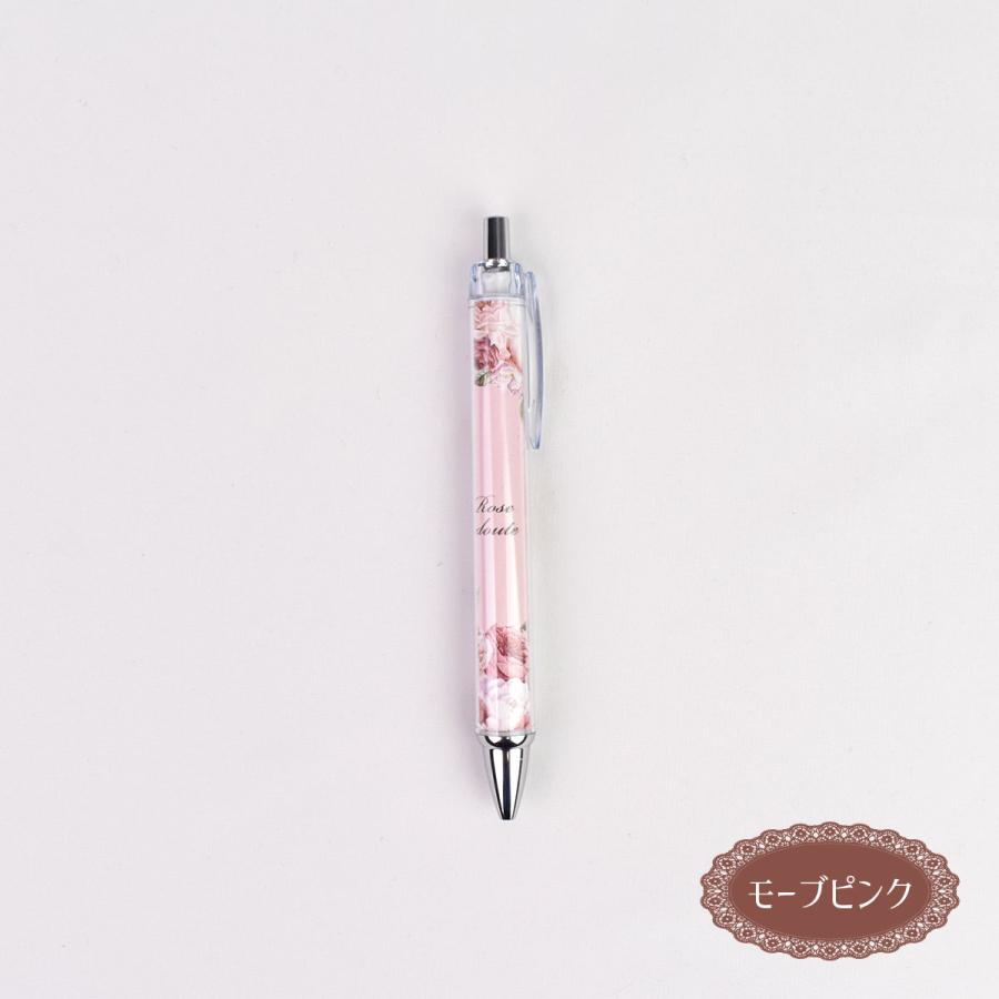 プレゼント 薔薇 雑貨 ボールペン かわいい 花柄 ルドゥーテ
