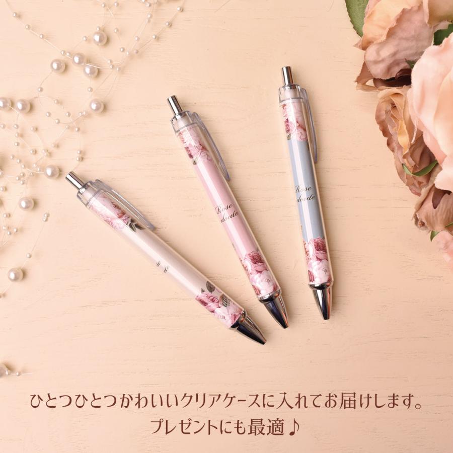 プレゼント 薔薇 雑貨 ボールペン かわいい 花柄 ルドゥーテ