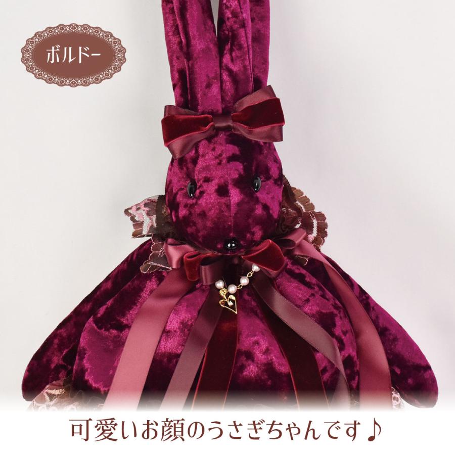リュック レディース 小さめ かわいい うさぎ ロリィタ ベロア リュック レディース 小さめ かわいい うさぎ ロリィタ ベロア