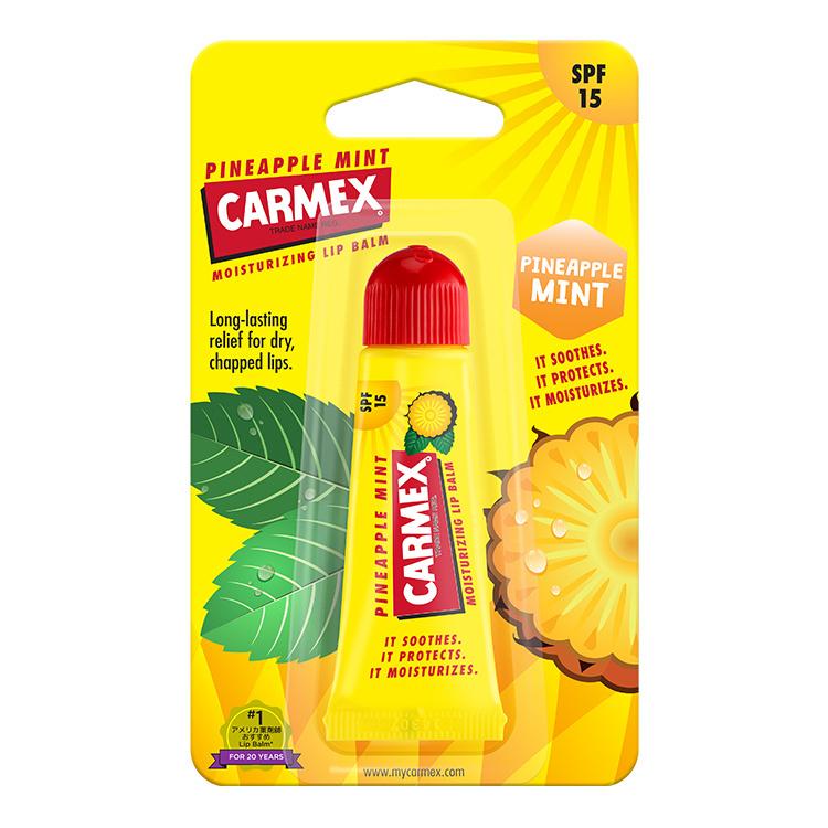 カーメックス CARMEX リップバームチューブ パイナップルミント リップクリーム 保湿 SPF15 :01-0072:Lalume 通販  