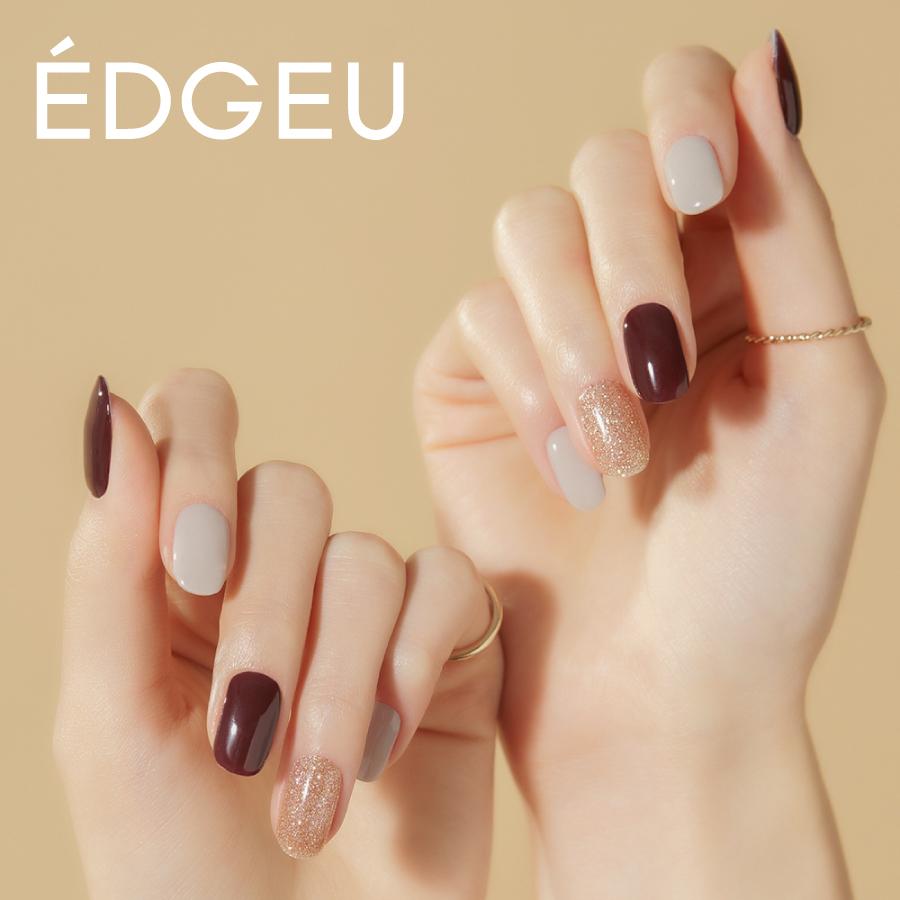 Edgeu エッジユー ジェルネイルシール 硬化 貼って固める セルフネイル ネイルステッカー End504 Sparkling Wine 05 0099 Lalume 通販 Yahoo ショッピング