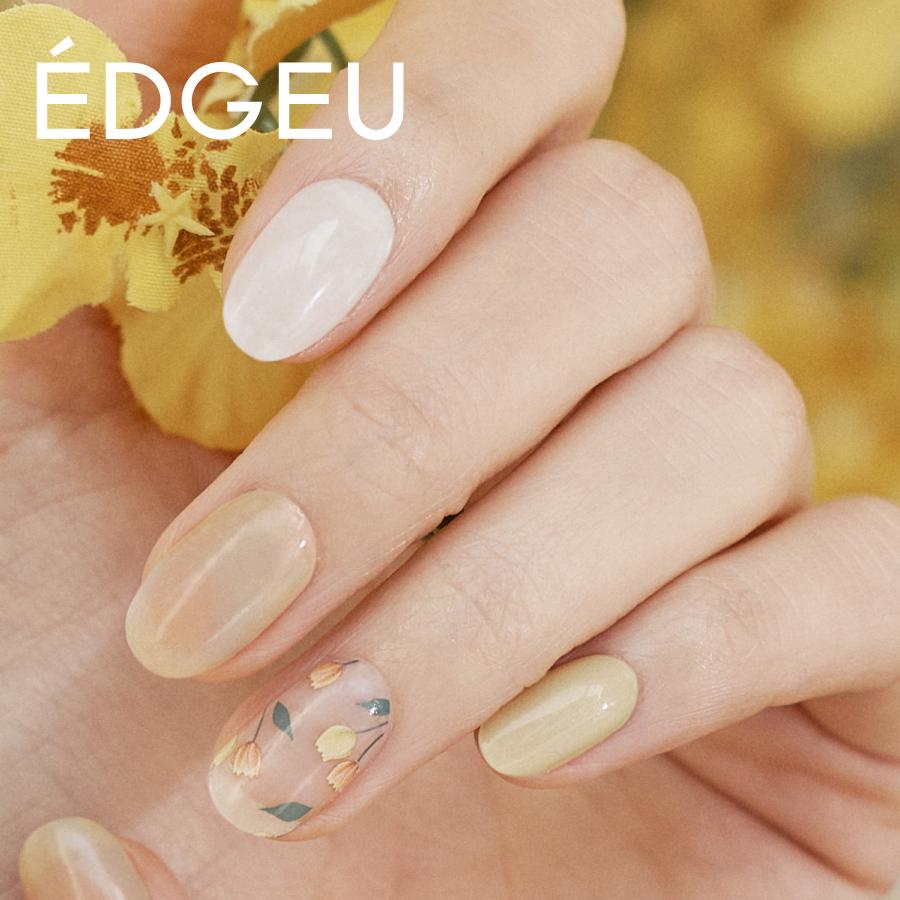 660円 季節のおすすめ商品 Edgeu エッジユー ジェルネイルシール 硬化 貼って固める Ena612 Pleasure Tulip