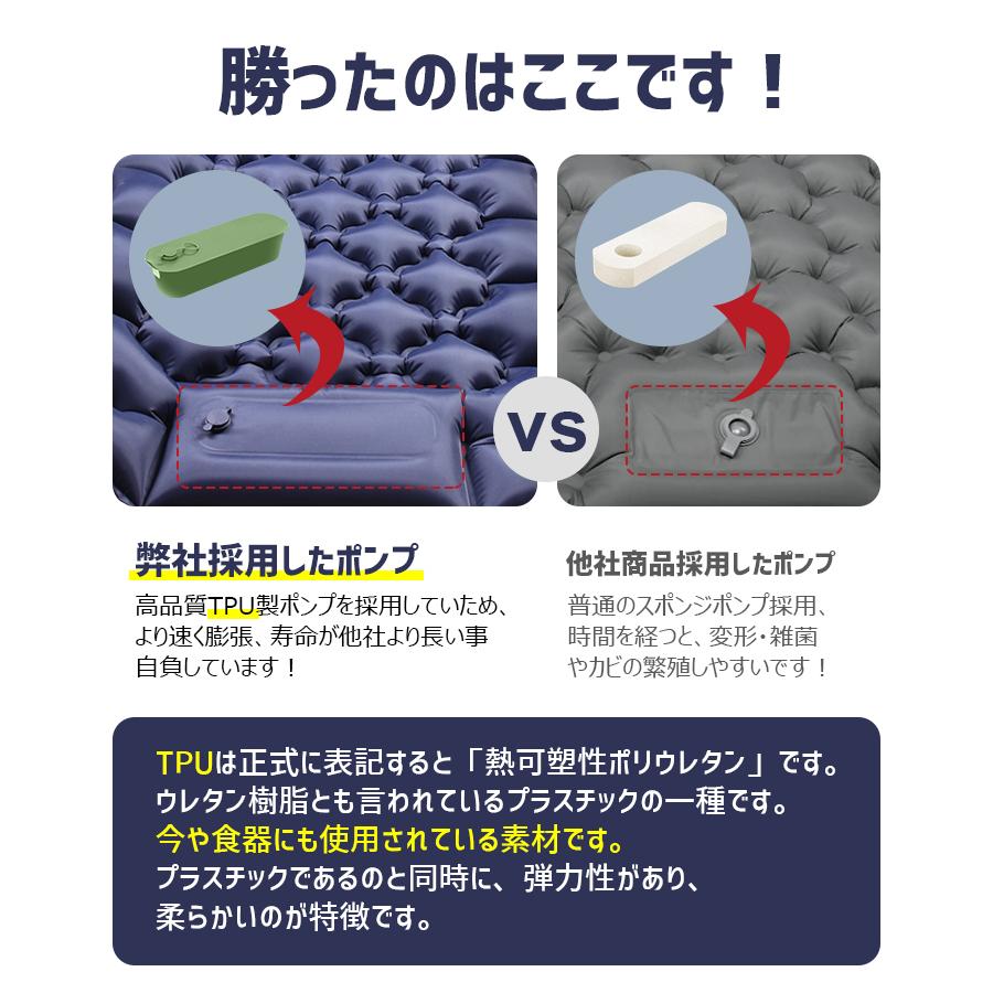 キャンプ　エアーマット　TPUウレタンマット エアートラック　エアーベッド Amazon.co.jp: Naturehike エアーベッド キャンプ エアーマット