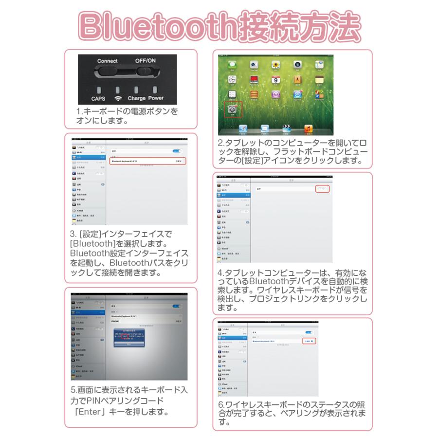 Bluetooth キーボード iPad iPad Air 第5世代 iPad mini 2022 一体型 iPadカバー タブレット オートスリープ タッチペン収納可能 全面保護 多角度調整 iPad Pro｜lama｜17