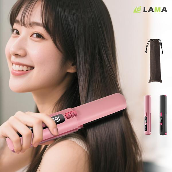 最新型・10%OFFクーポン ヘアアイロン コードレス 4500mAh 植物オイル