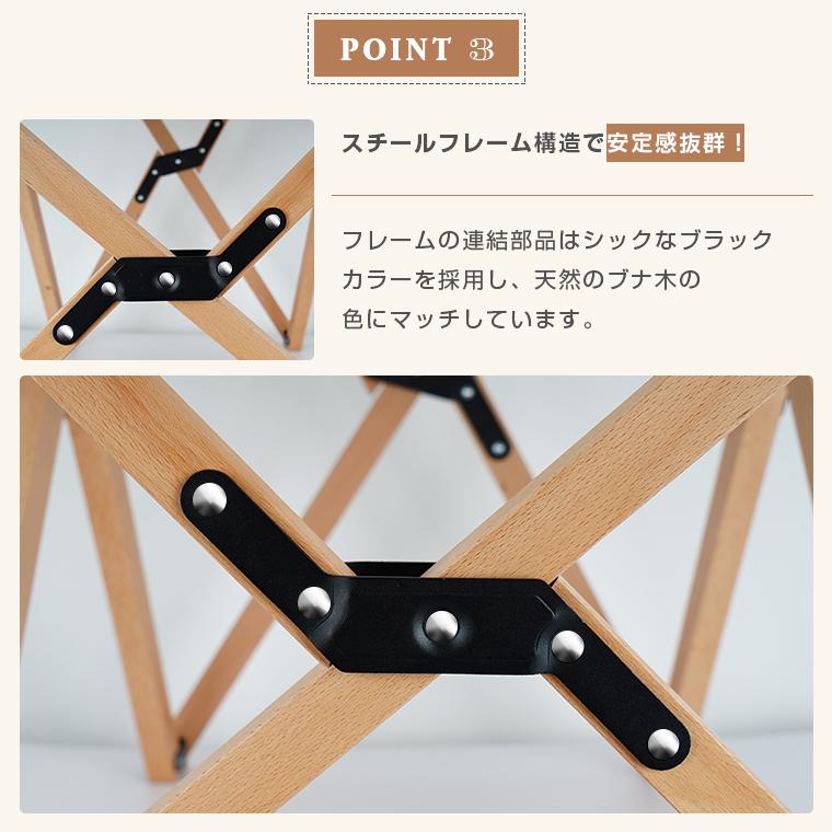 【未使用】アウトドアチェア ローチェア ウッドフレーム 黒 オーク材 2脚セット LAMA Store アウトドアチェア 木製 折り畳み キャンプチェア