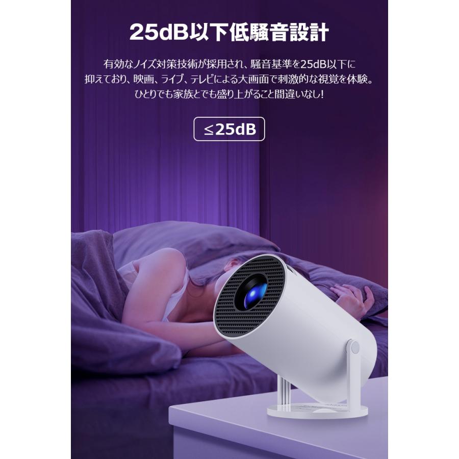 本日20%OFFクーポン プロジェクター 小型 4K 家庭用 天井投影