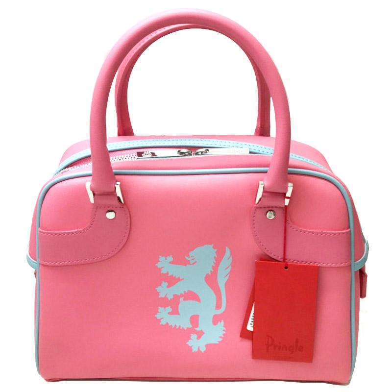 未使用 Pringle プリングル ミニボストン ハンドバッグ バッグ Sporty Small Bag ピンク シルバー金具 レディース メンズ :230107009:ブランドリサイクル マルク 通販 Pringle プリングル ミニボストンバッグ Sporty Small Bag