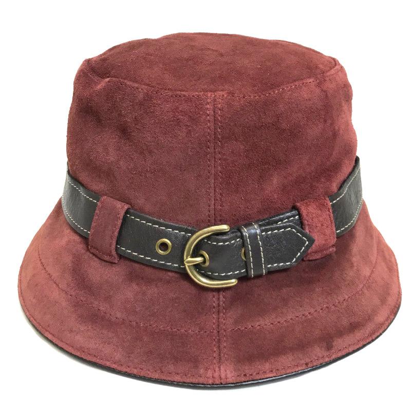 COACH コーチ 帽子 バケット ハット サイズP/S 約54cm レッド COACH コーチ 帽子 バケット ハット サイズP/S 約54cm レッド
