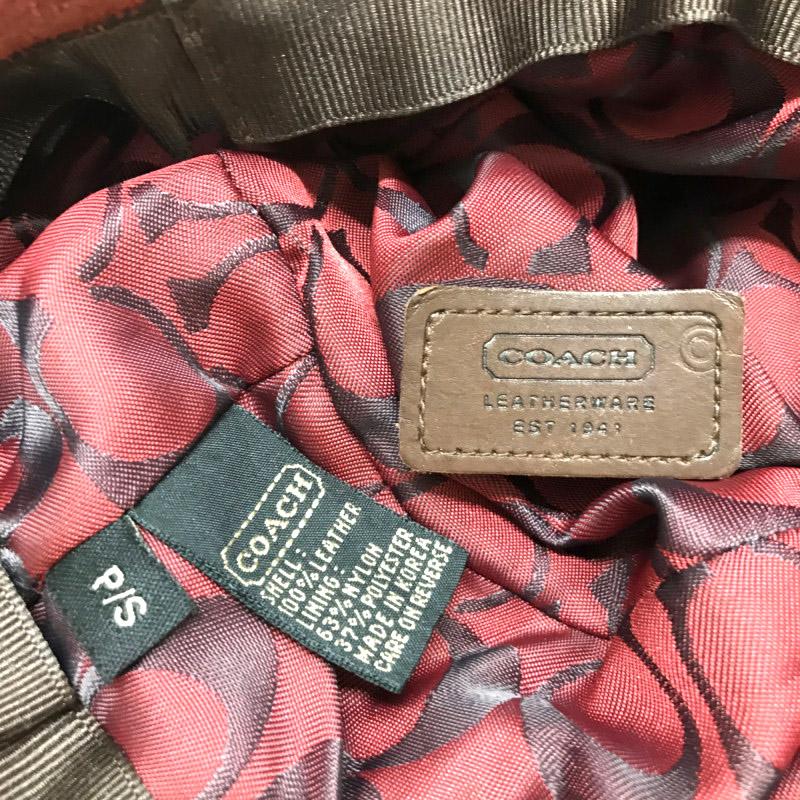 COACH コーチ 帽子 バケット ハット サイズP/S 約54cm レッド COACH コーチ 帽子 バケット ハット サイズP/S 約54cm レッド