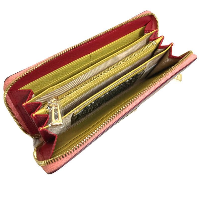 tasse ココセリュックスゴールド 長財布 ラウンドファスナー長財布  