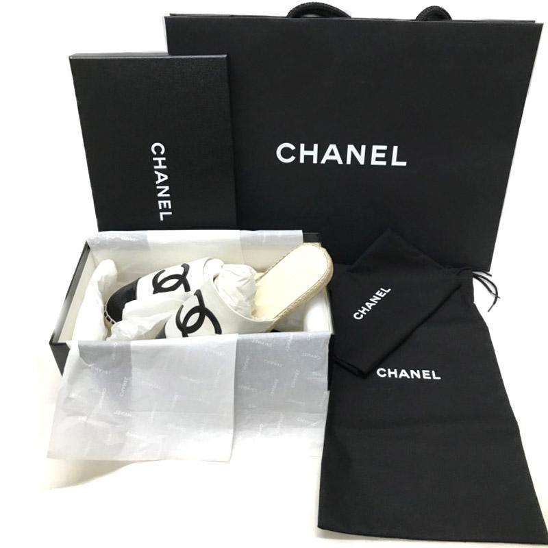 CHANEL 未使用 シャネル エスパドリーユ ココマーク レディース CHANEL 未使用 シャネル エスパドリーユ ココマーク レディース