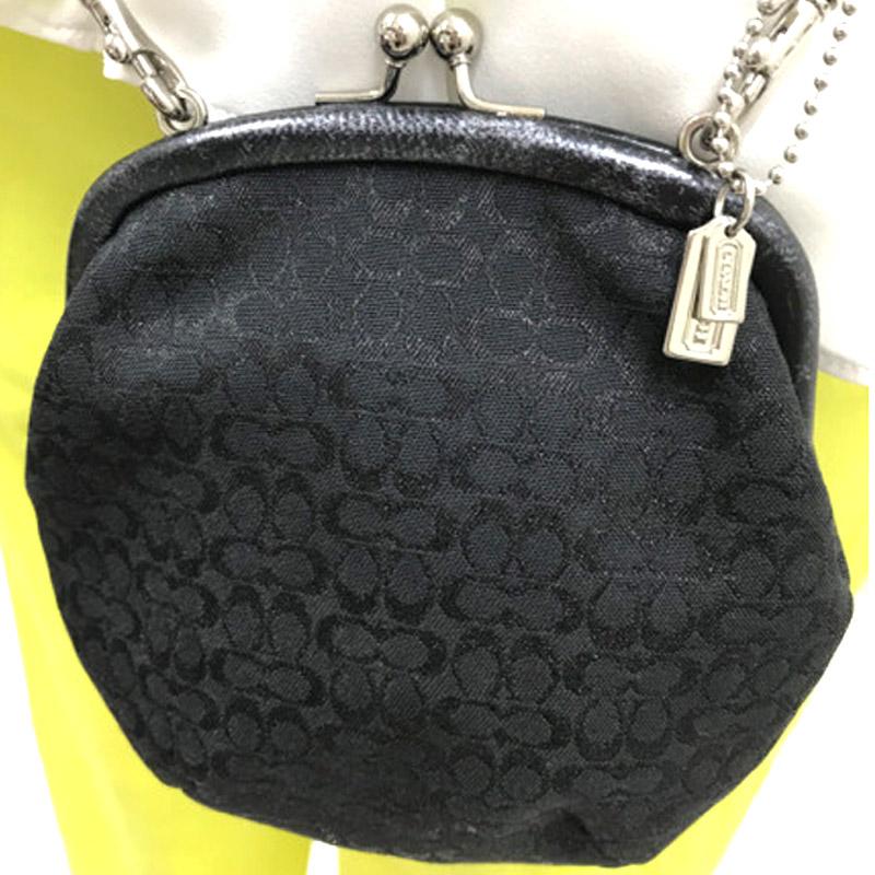 コーチ COACH がま口 ガマグチ斜め掛け チェーン ショルダー 