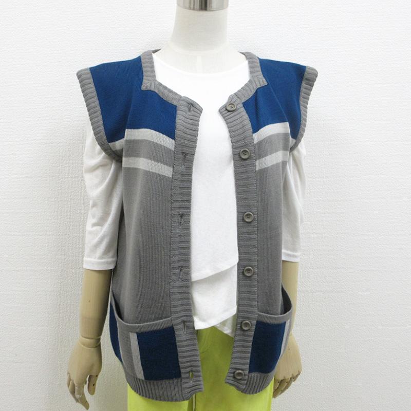 ディオールブルーニットベスト