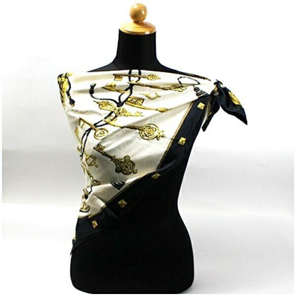 ☆ エルメス シルク スカーフ カレ90 『LES CLES』 鍵柄  