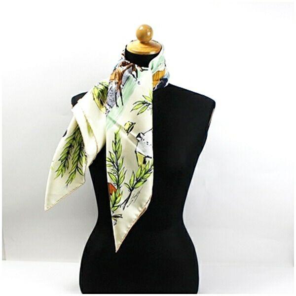 SAS（シューズ） ☆ エルメス スカーフ カレ90 『CHANTILLY』競馬場  