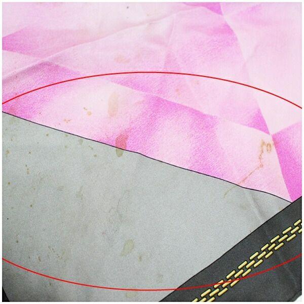 ⭐️箱つき　カルティエ　must de Cartier ロゴ　スカーフ ピンク ⭐️箱つき カルティエ must de Cartier ロゴ スカーフ ピンク