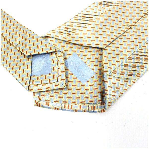 Brioni ☆ ブリオーニ シルク ネクタイ プリーツ入り 中古 Aランク  