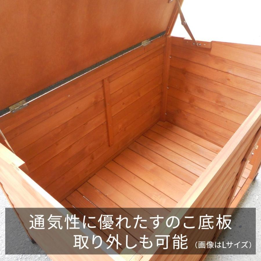 犬小屋 片屋根木製犬舎 Mサイズ 屋外 中型犬 DHW1018-M 組立品