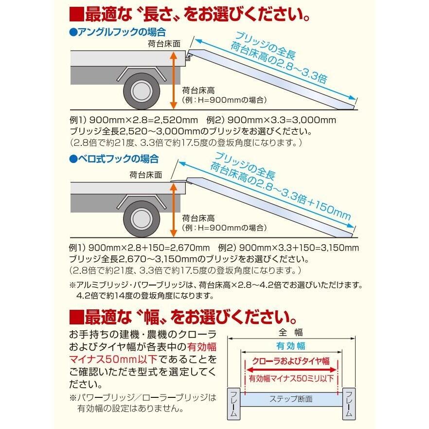 「法人限定」日軽金アクト アルミブリッジ 2本1セット（標準型）アングルフックタイプ 10-C8-30 「メーカー直送・代引不可・置配不可・配送地域限定」の画像