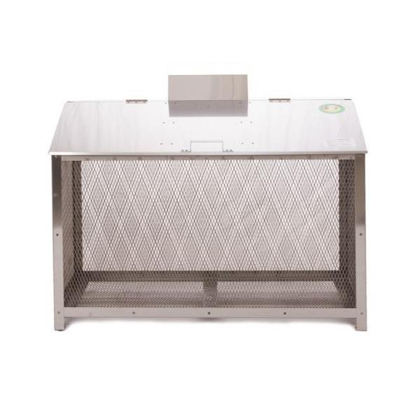 ステンレス光 オールステンレス製ゴミBOX ワンニャンカア  B-120 ダストボックス 「メーカー直送・代引不可・置配不可・配送地域限定」 | 