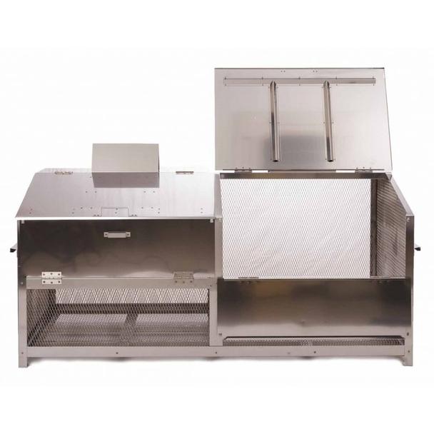 ステンレス光 オールステンレス製ゴミBOX ワンニャンカア  GH-180N ダストボックス 「メーカー直送・代引不可・置配不可・配送地域限定」 | 