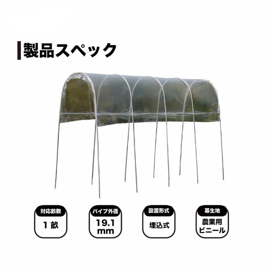 「法人限定」南栄工業 雨よけハウス AM1235 「メーカー直送・代引不可・置配不可・配送地域限定」 |  | 02