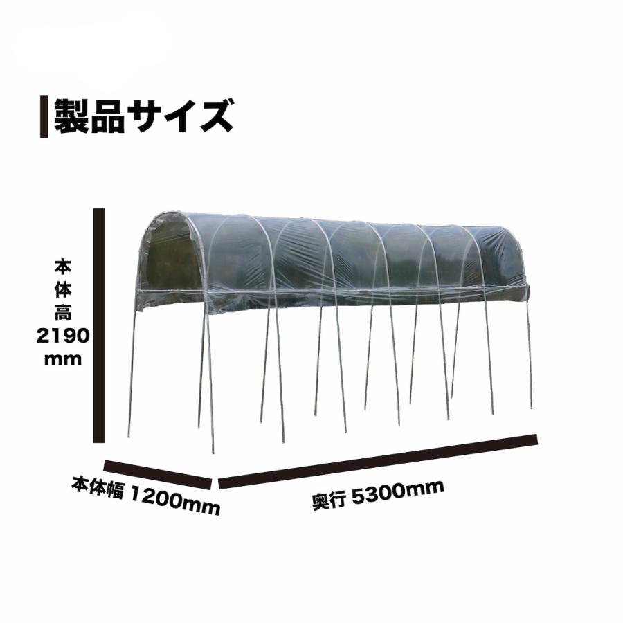 「法人限定」南栄工業 雨よけハウス AM1253 「メーカー直送・代引不可・置配不可・配送地域限定」 |  | 01