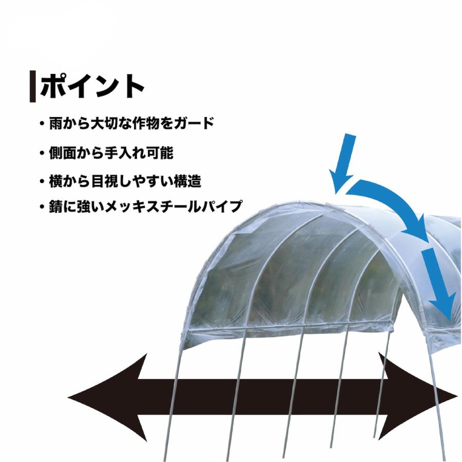 「法人限定」南栄工業 雨よけハウス AM2235 「メーカー直送・代引不可・置配不可・配送地域限定」 |  | 04