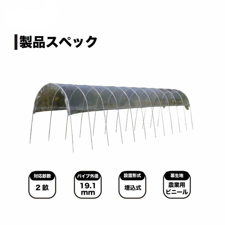 「法人限定」南栄工業 雨よけハウス AM2294 「メーカー直送・代引不可・置配不可・配送地域限定」 |  | 02