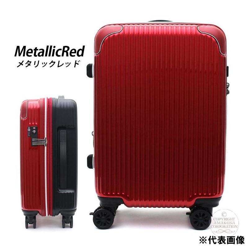 エスケープ スーツケース ジッパータイプ M メタリックレッド ESC2276