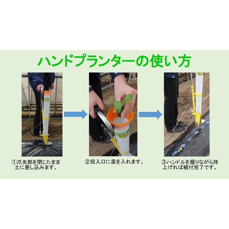 みのる産業 苗移植機 ハンドプランター なかよしくん HPS-3 : Arclands