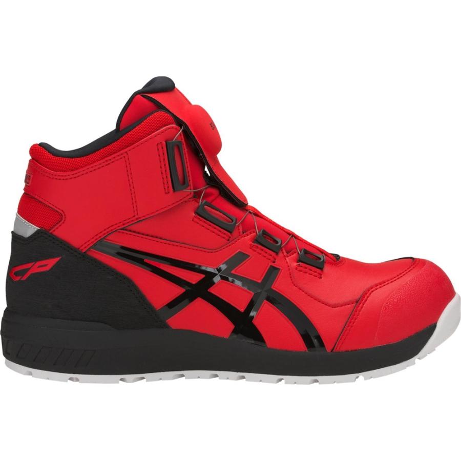アシックス 安全靴 ウィンジョブ CP304 BOA クラシックレッド×ブラック 