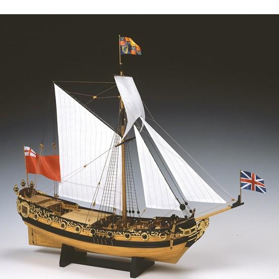 ウッディジョー 木製帆船模型 1/64 チャールズヨット｜lamd2