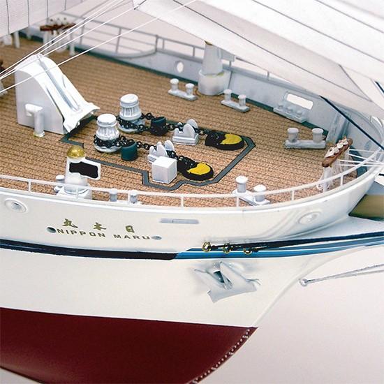 ウッディジョー 木製帆船模型 1/160 日本丸 帆付き・帆走｜lamd2｜05