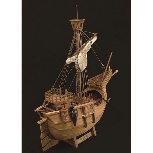 ウッディジョー 木製帆船模型 1/30 カタロニア船 レーザーカット加工｜lamd2｜02