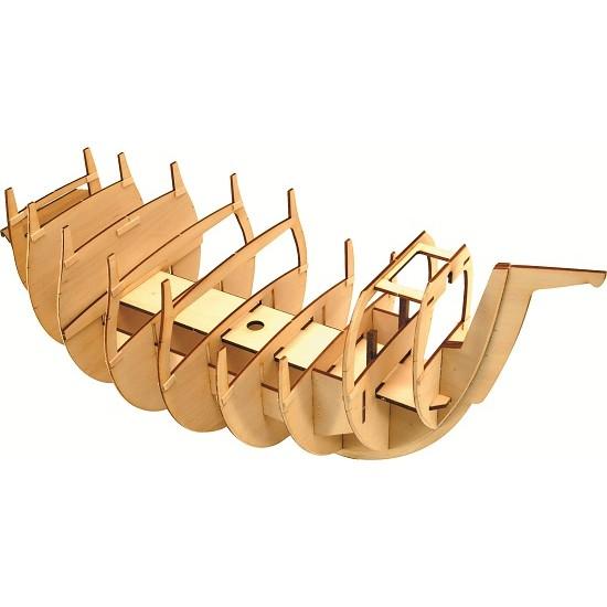 ウッディジョー 木製帆船模型 1/30 カタロニア船 レーザーカット加工｜lamd2｜04