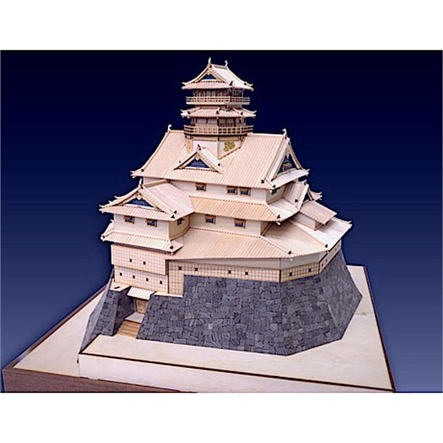 ウッディジョー 木製建築模型 1/150 安土城 改良版 : Arclands Online