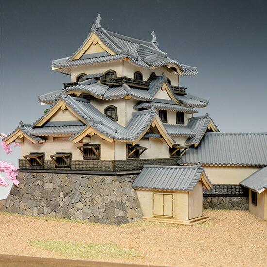 ウッディジョー 木製建築模型 1/150 彦根城 : Arclands Online 2号館